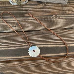 Adjustable Concho Necklace